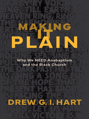 cover image of Making It Plain